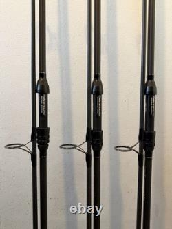 Set of 3 Century Stealth Graphene 12ft 3.5tc Carp Fishing Rods