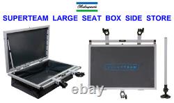Shakespeare Superteam Large Side Store+leg For Carp Pole Fishing Seat Box Arm