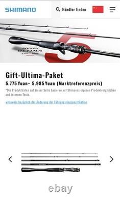 Shimano poison ultima 266L lure fishing travel rod