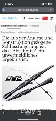Shimano poison ultima 266L lure fishing travel rod