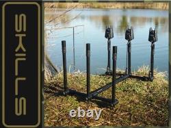 Skills Tackle Carp Fishing Pod Complete 3 Rod extendable Carp Set Up Fishing