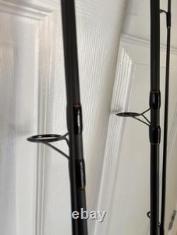 Sonik SKS Carp 12ft 3lb 2pc Carp Fishing Rods Black with Rod Sleeves