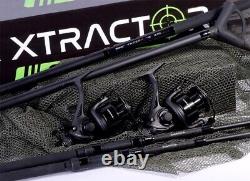 Sonik Xtractor 2 Rod Carp Kits 2 x Rods 2 x Reels & Landing Net 10ft 3.25lbs