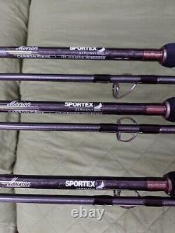 Sportex Morion 12ft 2.5lb TC Carp Rods X3