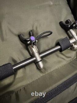 Summit tackle rod Pod 3 rod Adjustable cobalt Black carp fishing