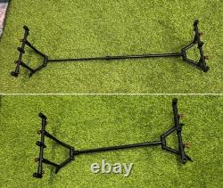 Summit x Lidsters Carp Fishing Rod Pod Small Feet Red Aluminium 3 Rods tackle