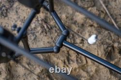 Summit x Lidsters Carp Fishing Rod Pod UK Made Black Aluminium Adjustable 3 Rods