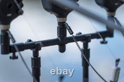 Summit x Lidsters Carp Fishing Rod Pod UK Made Black Aluminium Adjustable 3 Rods