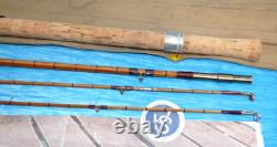 The Kennet 10'6 3pc split cane Avon rod, two tips & bag