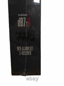 Trakker DB7-R 3 Rod Alarm Set Carp Fishing