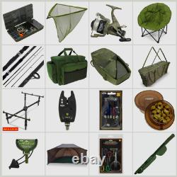 Ultimate Carp Fishing Setup Angling Gift Fishing Rods Kit Bundle Deal