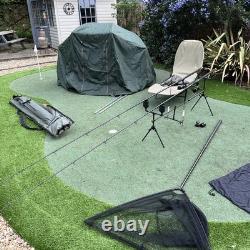 Used Carp fishing Set Up with two rods