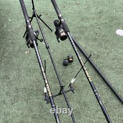 Used Carp fishing Set Up with two rods