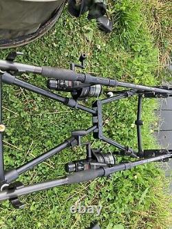 Used carp fishing rods and reels