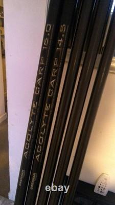 Used fishing pole DRENNAN ACOLYTE CARP. Spare/Replacement Pole Sections