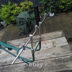 Vintage Amiaud Pêche Mini Carpo Carp Rod Pod Complete with Original Buzz Bars