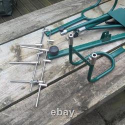 Vintage Amiaud Pêche Mini Carpo Carp Rod Pod Complete with Original Buzz Bars