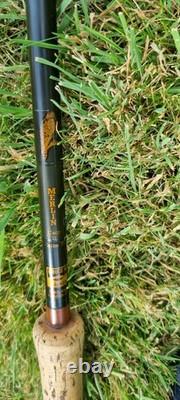 Vintage Bruce & Walker Merlin Carp 11 2lbs Test Curve Rod &Blue Canvas Bag