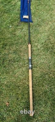 Vintage Bruce & Walker Merlin Carp 11 2lbs Test Curve Rod &Blue Canvas Bag