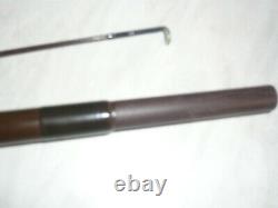 Vintage Terry Eustace Brown Carp Rod (T24) in a Light Brown Rod Bag
