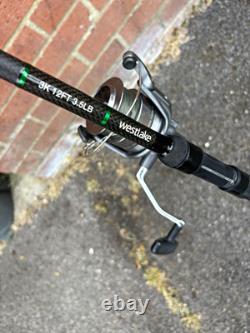 Westlake Revenger Pro 12ft 3.5lb carp fishing rod X2 Foam Handle Black