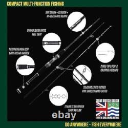 World Traveller Rod-Reel-Case + 2 tips 215+190cm Rod Options