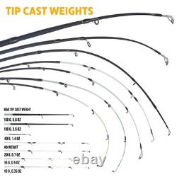 X Series Travel Fishing Rod Combo Compact, Multi-Tip, Fresh/Saltwater