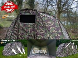 1 Homme Pêche à la Carpe abri Typhoon par Cyprinus DPM Camo 20 000+ HH PDSF £849.99