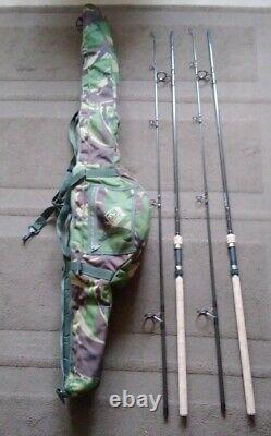 2 X 9ft 3lbtc Darenth Valley Carp Rods And Cotswold Versius Dpm Rod Sleeve