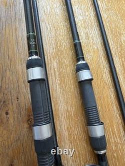 2 x Cannes à carpe Kodex Kxi 3 pièces de 12 ft / 13 ft, 3,5 TC