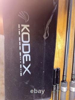 2 x Cannes à carpe Kodex Kxi 3 pièces de 12 ft / 13 ft, 3,5 TC