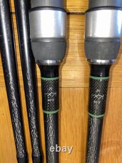 2 x Cannes à carpe Kodex Kxi 3 pièces de 12 ft / 13 ft, 3,5 TC