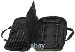 2020 Prologic K3 Carbon 3 Rod Pod System Goal Post Kit+carry Bag Carp Fishing