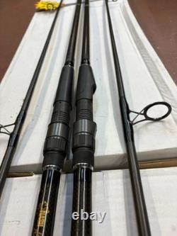 2X Paire NASH Pursuit X 12 ft 3LB T/C Canne à Pêche à la Carpe Très Bonne Livraison Rapide