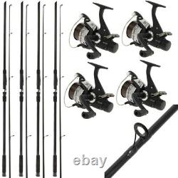 4 Max 40 Bobines 4 Ngt Carp Max 12ft 2pc Canne à pêche à la carpe Matériel de pêche en gros