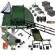 8ft Carp Fishing Set Up Kit Rods Reels Chaise Tackle Pack Net Bait