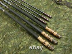 Bâtons de carpe Arrowfire 3 réduits 12 pieds 3,5 lb avec poignée hybride et 50 guides 3D