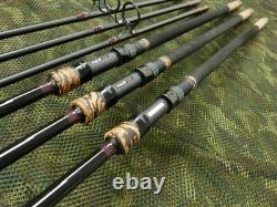 Bâtons de carpe Arrowfire 3 réduits 12 pieds 3,5 lb avec poignée hybride et 50 guides 3D