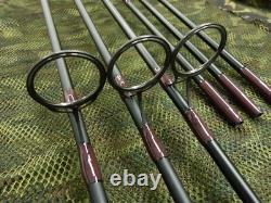 Bâtons de carpe Arrowfire 3 réduits 12 pieds 3,5 lb avec poignée hybride et 50 guides 3D