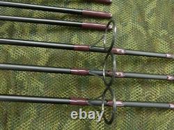 Bâtons de carpe Arrowfire 3 réduits 12 pieds 3,5 lb avec poignée hybride et 50 guides 3D