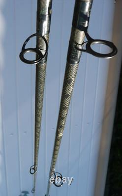 CANNE À PÊCHE CARPES OLD SKOOL KEVIN NASH - AKN 12 pieds 2 3/4 WHISKER KEVL@RNO DÉCALCOMANIE