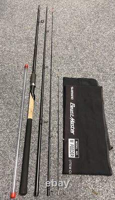CANNE À PÊCHE SHIMANO BEASTMASTER MEDIUM FEEDER 12 PIEDS CARPE TENCHE BREME