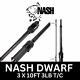 Canne Nash Dwarf 10ft 3lb T/c Set Of 3 Carp Stalking Rod £225 Livraison Gratuite