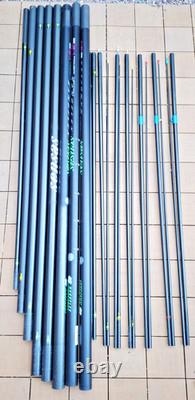 Canne Sensas Match Fishing Power 934 Nanoflex 16 m pour pêche au coup, carpe, rivière, lac, étang