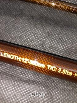 Canne à carpe Kogha Elite en fibre de carbone Tc 2,5 lbs 3,6 m 2 pièces en très bon état