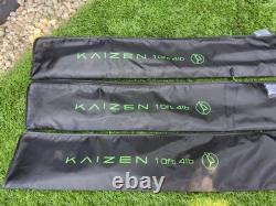 Canne à carpe Korda Kaizen Green 10ft 4lb Pack de 3