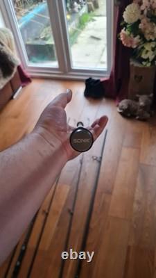 Canne à carpe Sonik SKS 3 × 12 pieds 2.75TC + canne Spod 12 pieds 4.5TC en parfait état