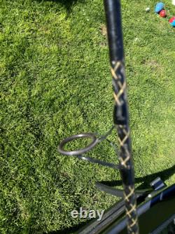 Canne à carpe Tri-Cast Legend enroulée de Kevlar 12 pieds 2,25 lb tc