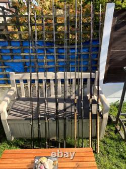 Canne à carpe Tri-Cast Legend enroulée de Kevlar 12 pieds 2,25 lb tc