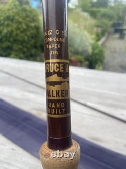 Canne à carpe vintage Bruce and Walker